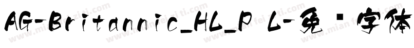 AG-Britannic_HL_P L字体转换